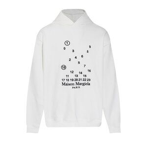 Maison Margiela Embroidered Hooded Sweatshirt